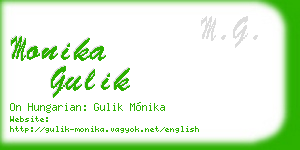 monika gulik business card